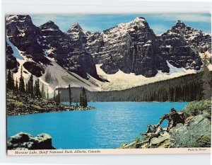 Postcard Moraine Lake, Banff National Park, Canada