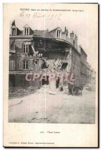 Reims in its bombing of years 1914-1917 Place Luton Miltiaria