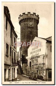 Old Postcard Vichy The Tower & # 39Horloge Large Bakeries Lochet Cremerie Bakery