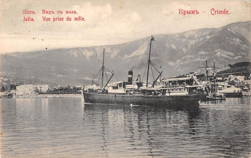 BR73696 ialta vue prise du mole crimee ship bateaux crimea ukraine russia