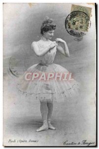 Old Postcard Fancy Dance Dance Opera Piodi