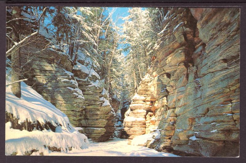Winter at Lost Canyon,Wisconsin Dells,WI