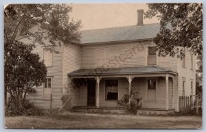 K46/ Orman South Dakota Postcard RPPC c1910 Home Residence 338