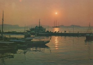 Greece Postcard - Spetsai - Sunrise To The Port   RR8058