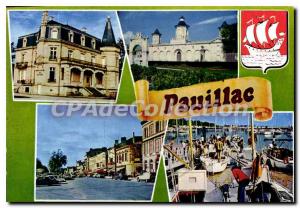 Modern Postcard Pauillac Turrets Quays The Port Of