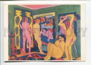 470760 Painting expressionism Ernst Ludwig Kirchner Bathers girls in room Old