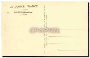 Old Postcard Colmar Train