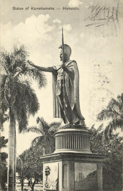 hawaii, HONOLULU, Statue of Kamehameha (1910) Stamp