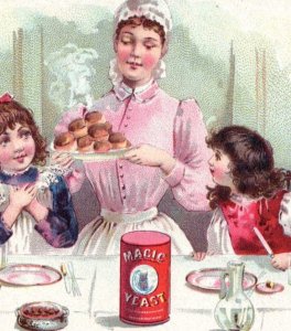 1893 World's Fair Magic Yeast Lady & Children Supper F146