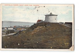 Saint John New Brunswick Canada Postcard 1915-1930 Martello Tower