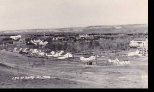 Montana Havre General View Real Photo RPPC