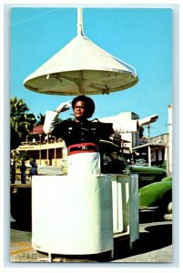 c1960s Traffic Policemen in Suva Fiji Unposted Vintage Foreign Postcard