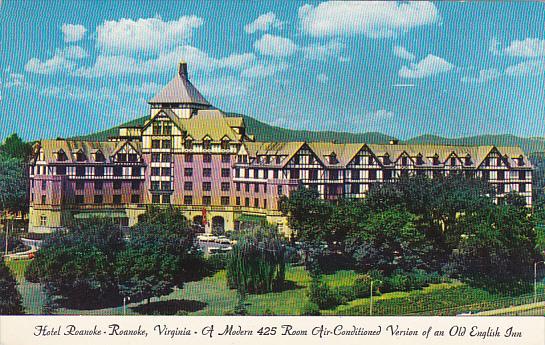 Hotel Roanoke Roanoke Virginia 1960