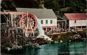 1993 Waterwheel Case & Draper Alaska AK Port & As ?? RPO Postcard E99