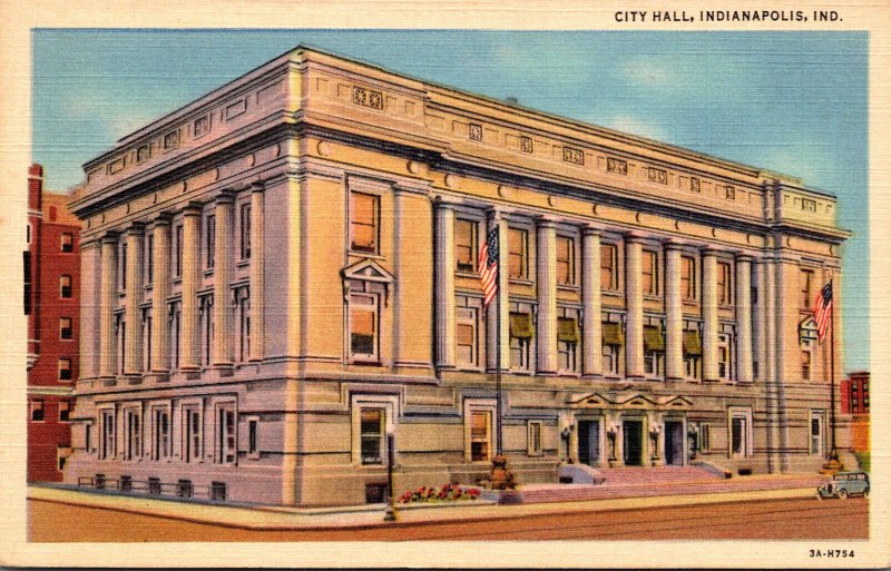 Indiana Indianapolis City Hall Curteich