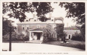 Longfellow's Wayside South Sudbury Massachusetts Real Photo