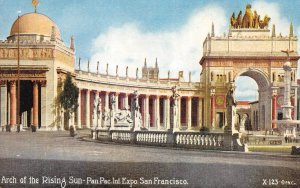 Arch of the Rising Sun, PPIE San Francisco, 1915 Expo Vintage Postcard