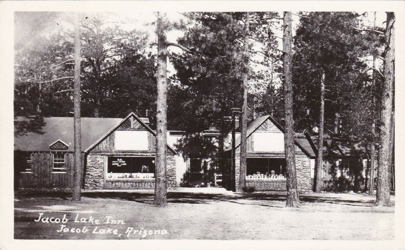 Jacob Lake Inn Jacob Lake Arizona 1948 DPO Real Photo sk49