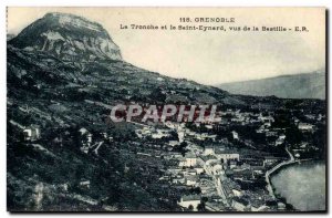 Grenoble Old Postcard La Tronche and Saint Eynard Bastille Views