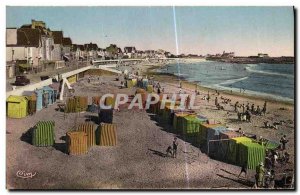 Old Postcard Quiberon Beach