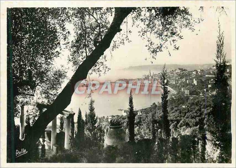 Modern Postcard The azure coast of 139 chin seen garavan