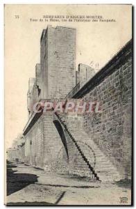 Postcard Old Remparts D & # 39Aigues Mortes Tower of the Queen to the & # 39i...