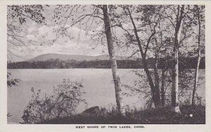 Connecticut Twin Lakes West Shore Of Twin Lakes Albertype