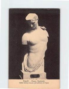 Postcard Torso trovato nell afiteatro di Capua Museo Nazionale Naples Italy