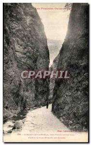 Old Postcard Gorges De Pres Carenca Thues Vals Between The Party More Narrow ...