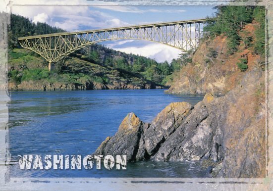 WASHINGTON STATE -Deception Pass Bridge