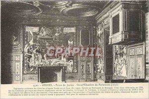 Postcard Old Palace Rennes Grand'Chambre dui Parliament (1656) Modern Tapestr...