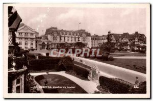 Old Postcard Cabourg Jardins du Casino