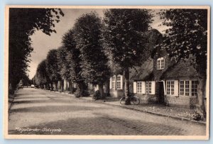 Mogeltonder Denmark Postcard Slotsgade Road View c1920's Antique Unposted