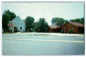 c1950's Knotty Pine Motel Roadside Fort Wayne Indiana IN Vintage Postcard