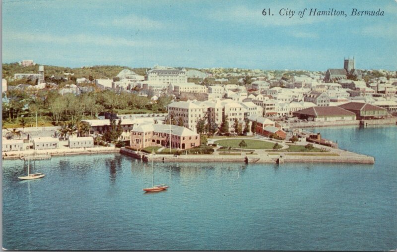 City of Hamilton Bermuda Postcard PC568