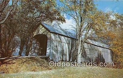 Two Town Bridge Cornwall, Addison County Unused 