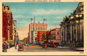 New York Utica Genesee Street Looking North