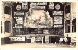 Virginia City NV Pipers Opera House Interior Posters Real Photo Postcard