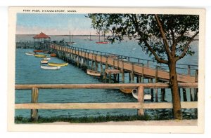 MA - Cape Cod, Hyannis Port. Fish Pier