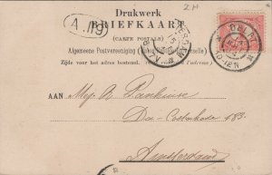 Netherlands Delft Molslaan Vintage Postcard 01.45