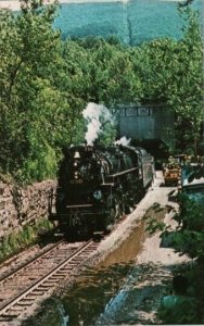 Boston and Maine Hoosac Tunnel Berkshire 759 July 1973 Postcard