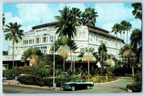 Singapore Postcard Raffles Hotel Located Near The Hear of City c1950's