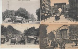 PARIS CARS AUTOMOBILES IN STREET LIFE VIE DANS LA RUE 1000 CPA (mostly pre-1940)