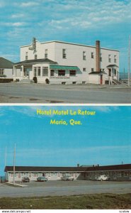 MARIA , Quebec , Canada , 1950-60s ; Hotel Motel Le Retour Enr.