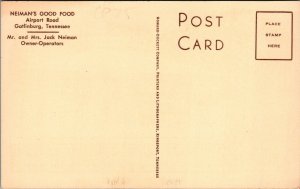 Postcard Neiman's Good Food Airport Road Gatlinburg TN Jack Neiman