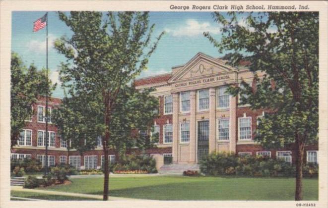 Indiana Muncie George Rogers Clark High School Curteich