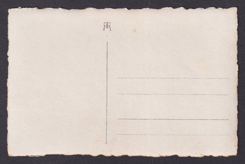 Vintage Postcard Germany RPPC Young Man Studio Portrait