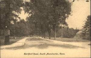 South Manchester Connecticut CT Hartford Road c1910 Vintage Postcard