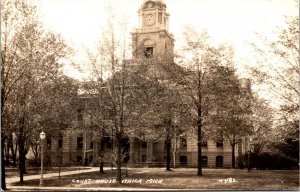 Real Photo Postcard Courthouse in Ithaca, Michigan~134736