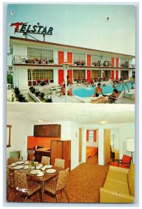 Telstar Apartments And Hotel Interior North Wildwood New Jersey NJ Postcard